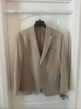 Kenneth Cole New York Beige Men's Sport Coat